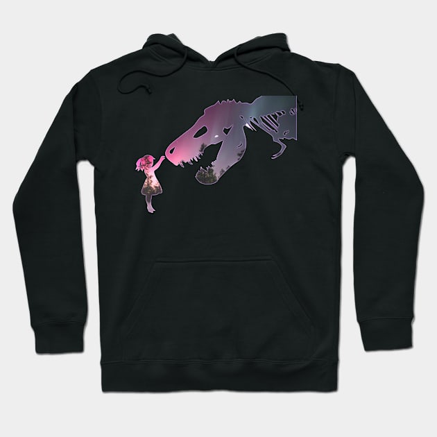 Imagine Dinosaurs Hoodie by NekoLlamas